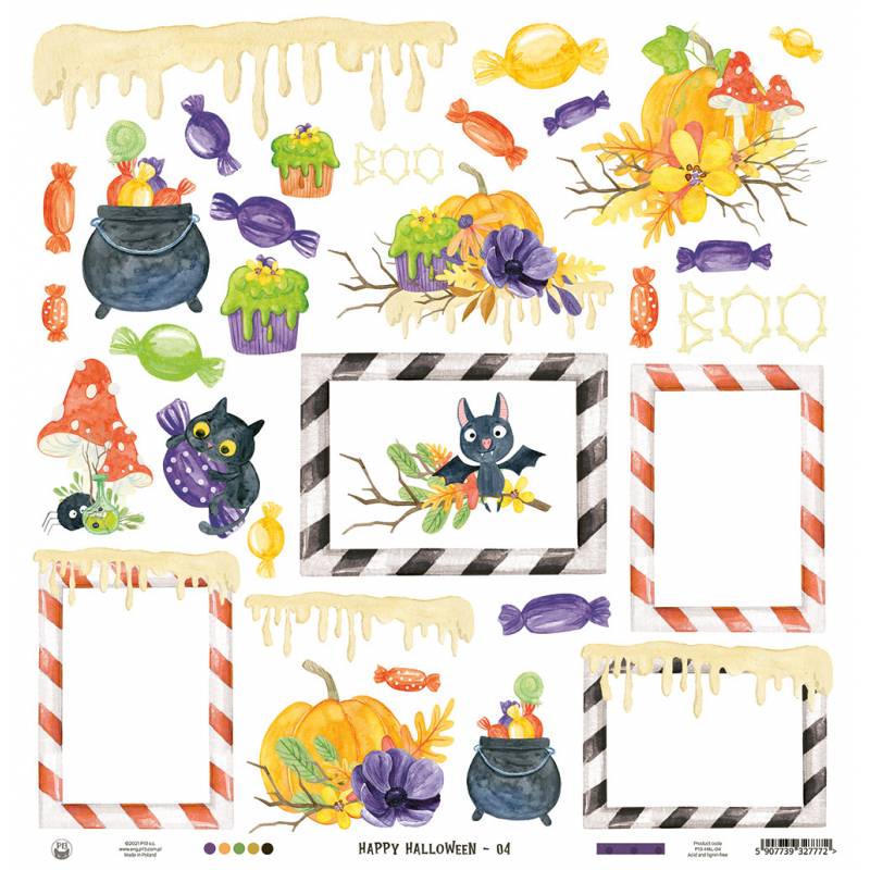 P13 - Happy Halloween - 04 - 12 x 12"