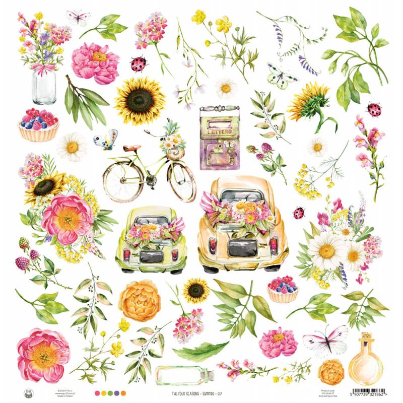 P13 - The Four Seasons - Summer  07 -  12 x 12"