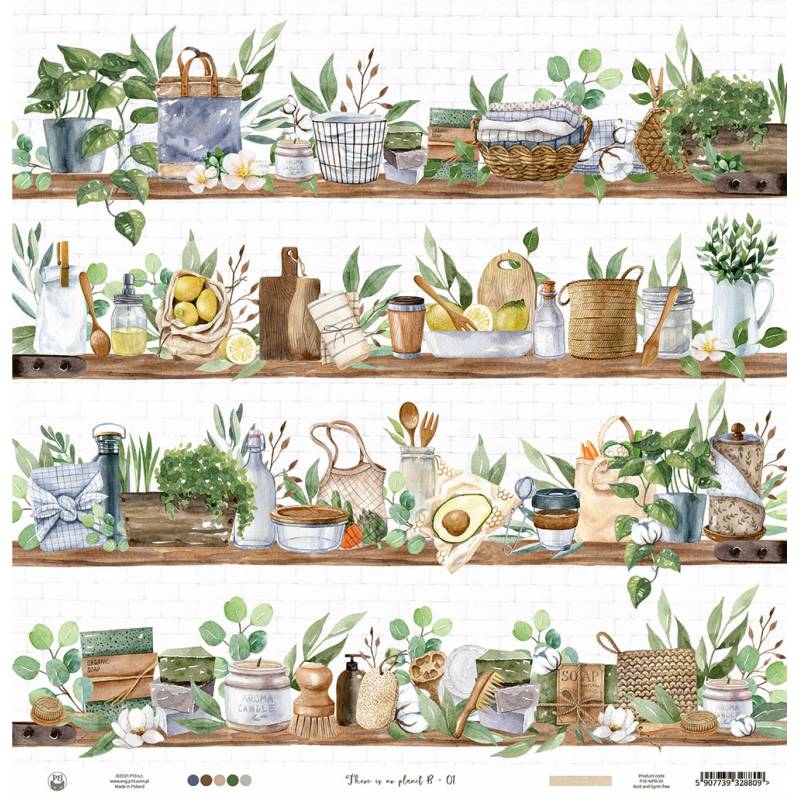 P13 - There is no planet B - 01 - 12 x 12"