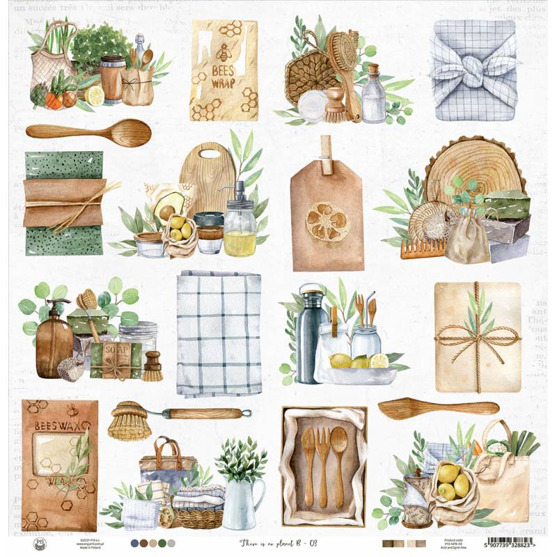 P13 - There is no planet B - 03 - 12 x 12"