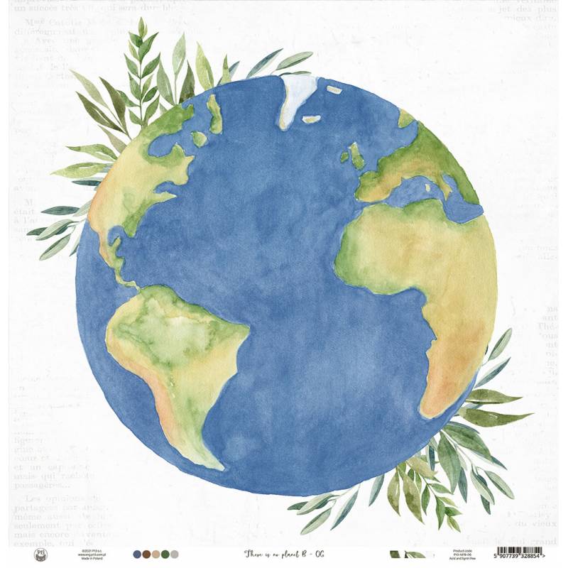 P13 - There is no planet B - 06 - 12 x 12"