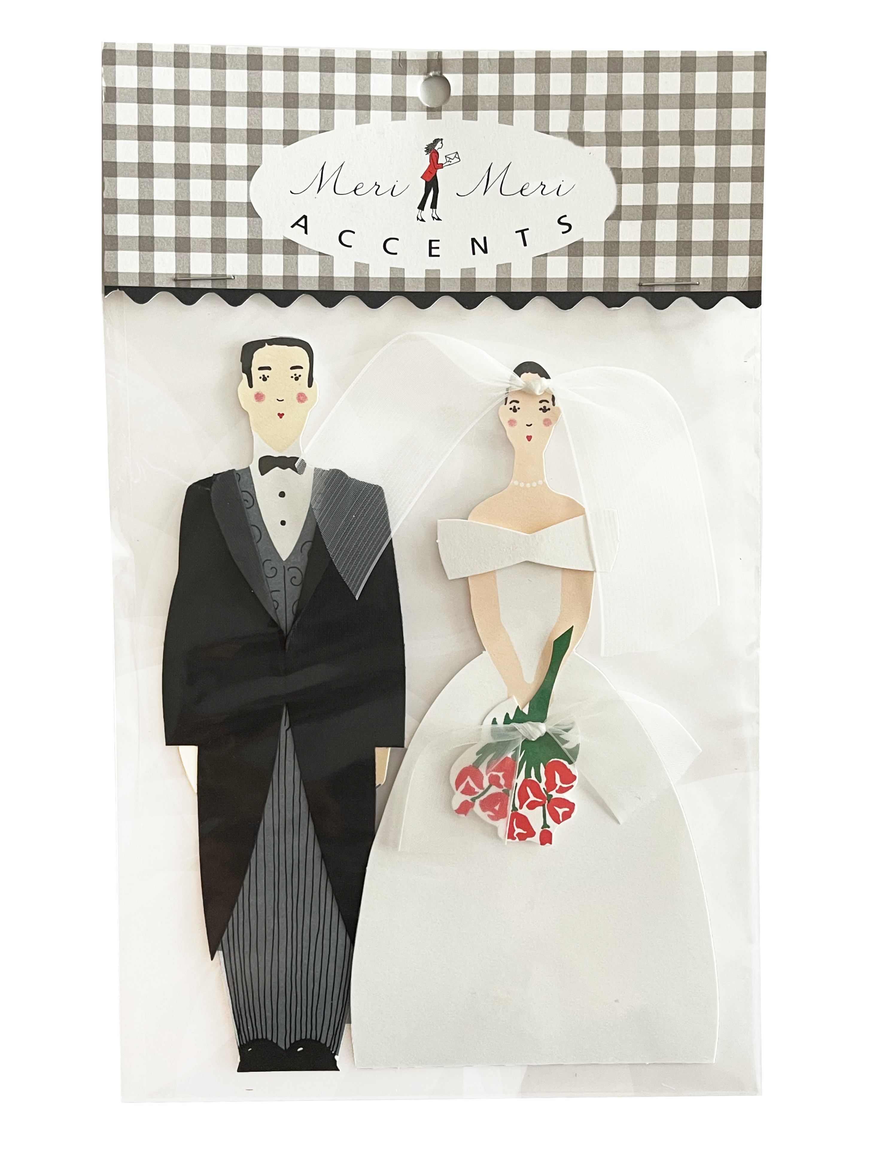 Meri Meri - 3D Stickers - Bride & Groom