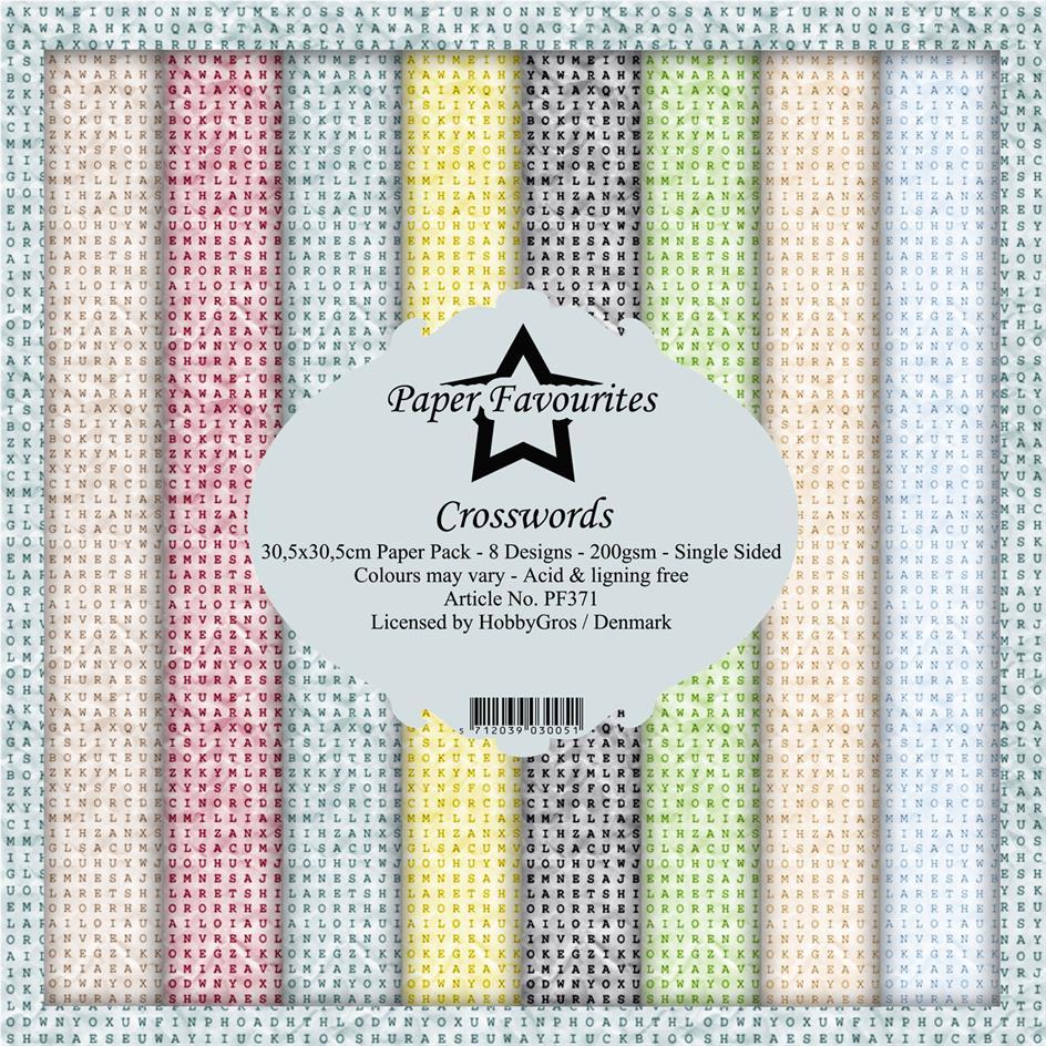 Paper Favourites - Crosswords - Paper Pack 12 x 12"