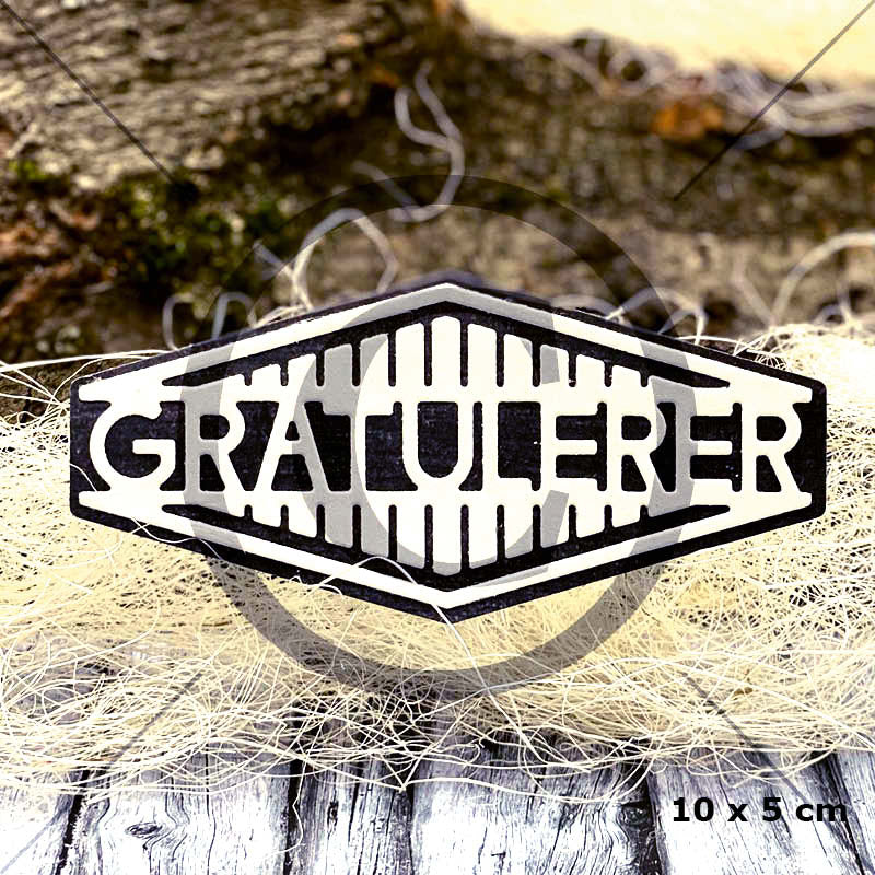 Papirdesign - Dies - Gratulerer 23