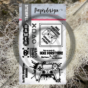 Papirdesign - Clear stamps - Ikke forstyrr