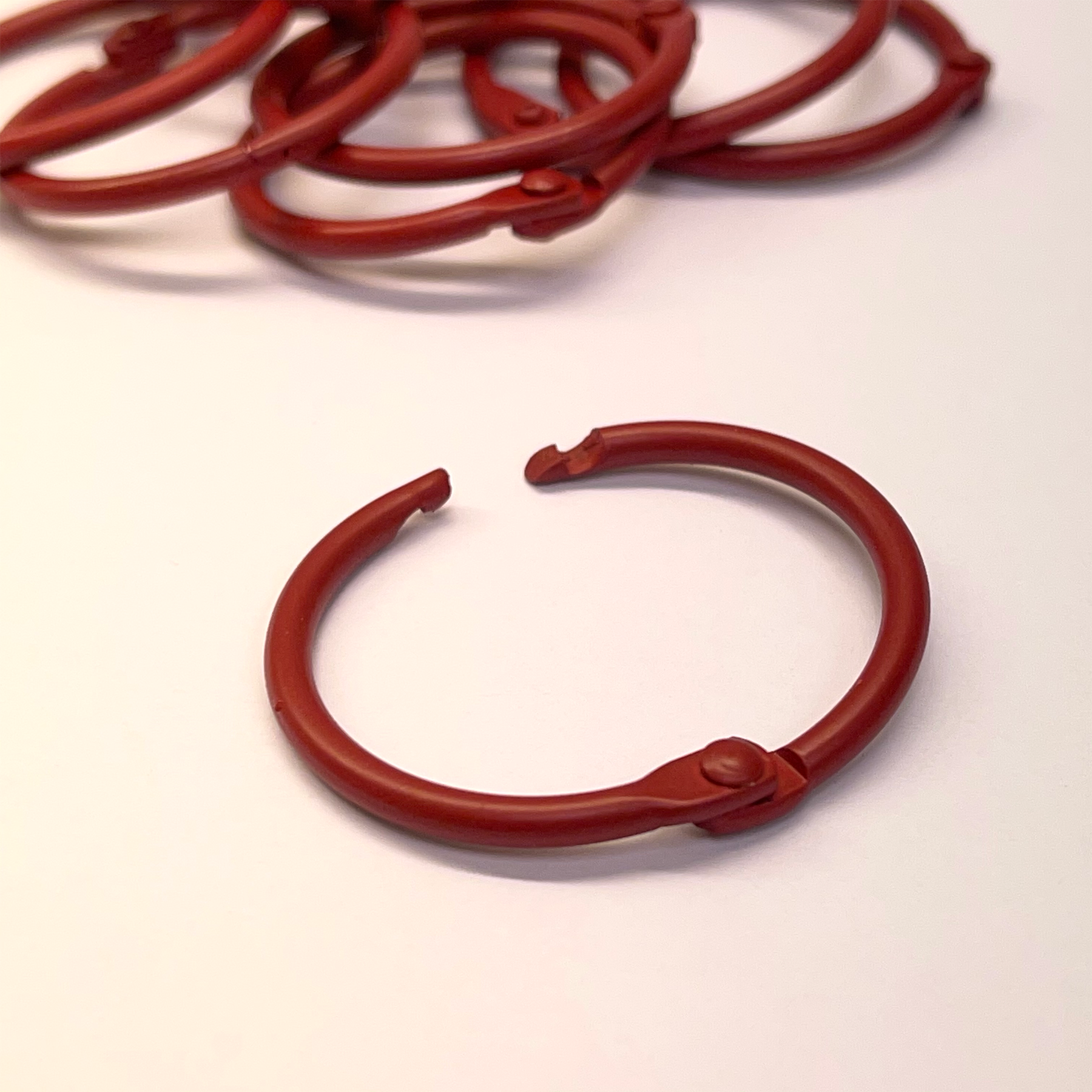 7 Gypsies Custom Binding Rings Red