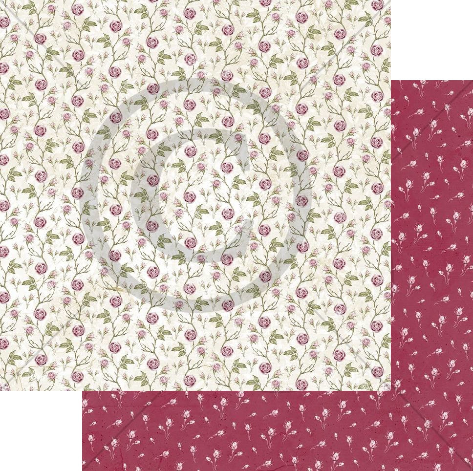 Papirdesign - Verdifull - Rosehage - 12 x 12"