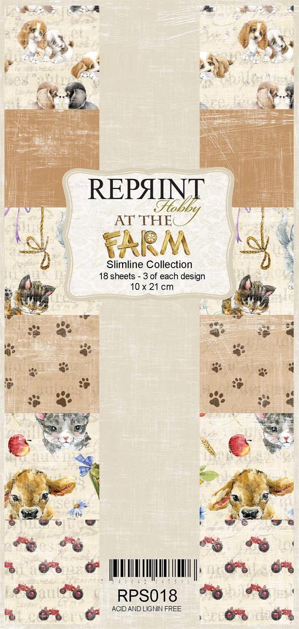 Reprint - Slimline Paper Collection - Farm