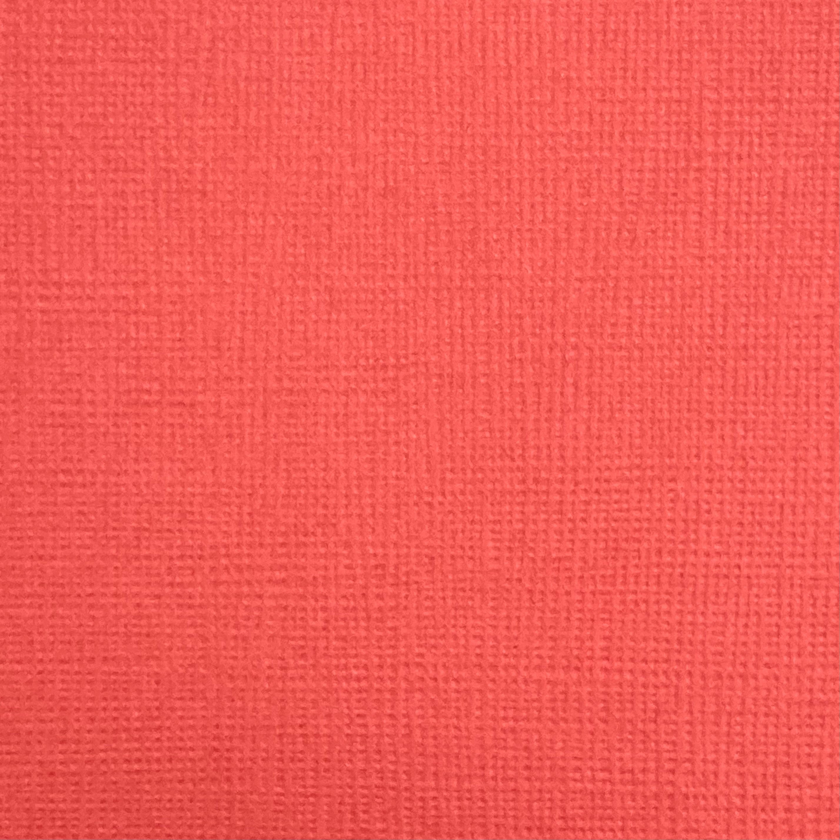 Bazzill - Canvas - Ruby Red 12 x 12 "