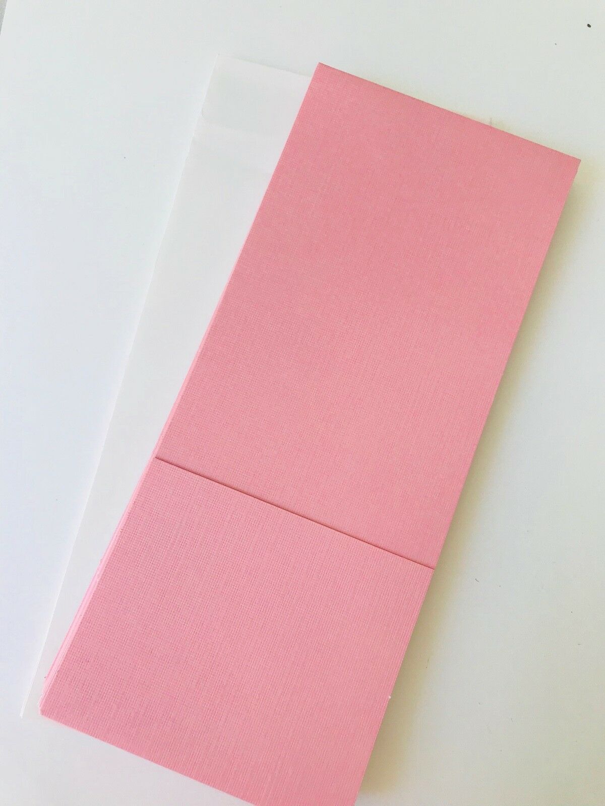 DCWV - Card & Envelopes - 10" Size Gatefold - Pink
