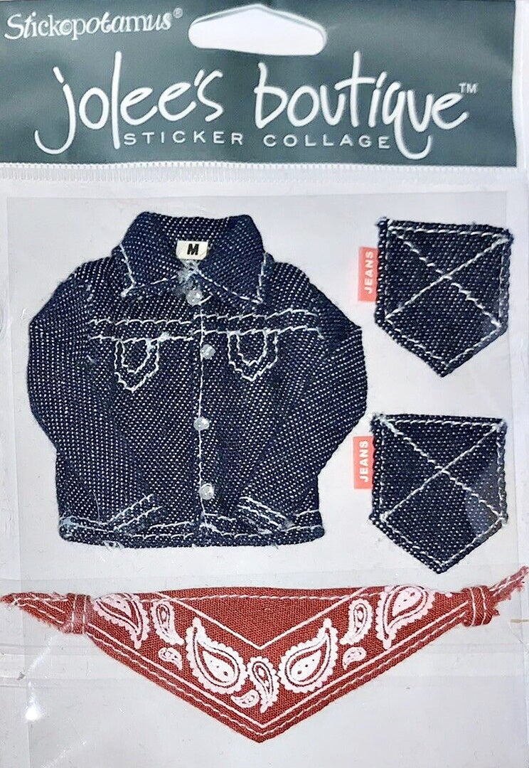 Jolee's - 3D Stickers - Denim jakke