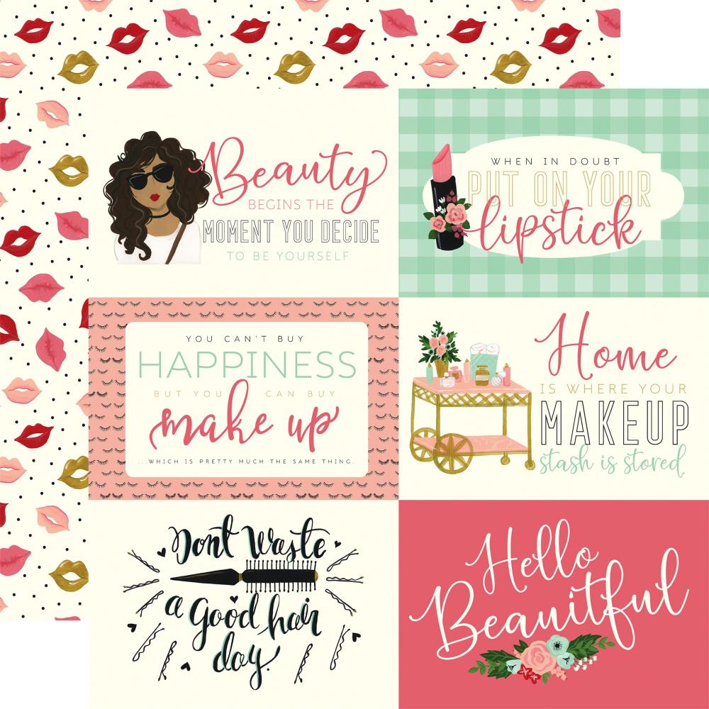 Echo Park - Salon - 6 x 4" Journaling 12 x 12"