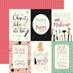 Echo Park - Salon - 4 x 6" Journaling 12 x 12"