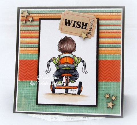 Stamping Bella: Bye Bye Boy - Unmounted Stamp
