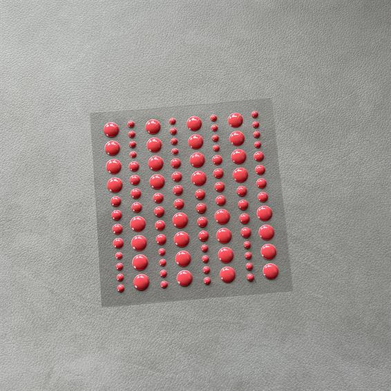Simple and Basics - Enamel Dots - Calm Red