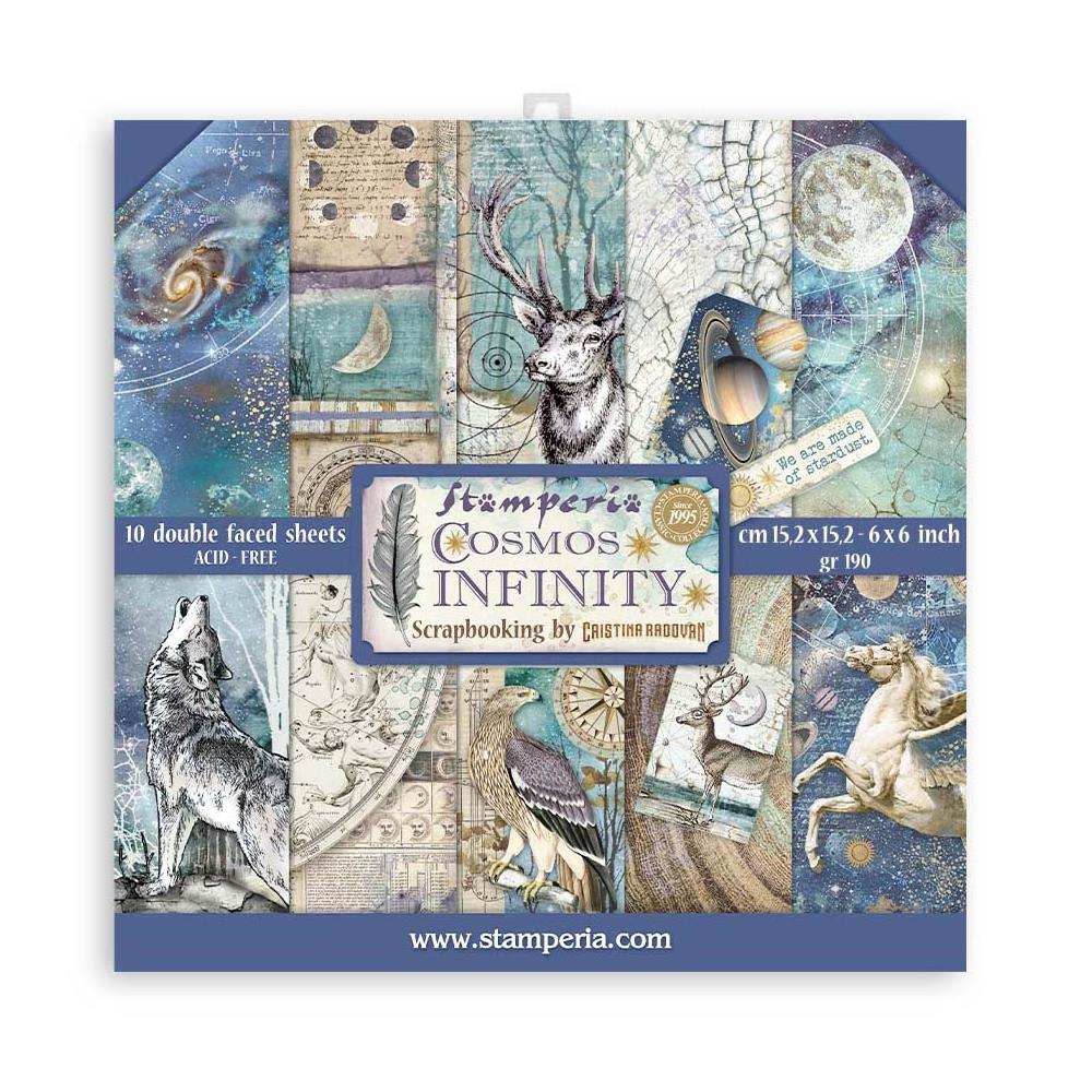 Stamperia - Cosmos Infinity - Paper Pack - 10 pk -    6 x 6"