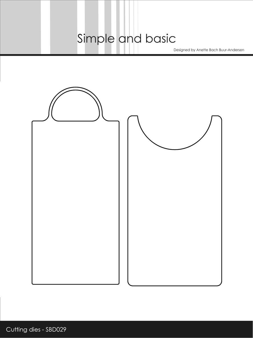 Simple and Basic - Dies - Pierced Tag Add On