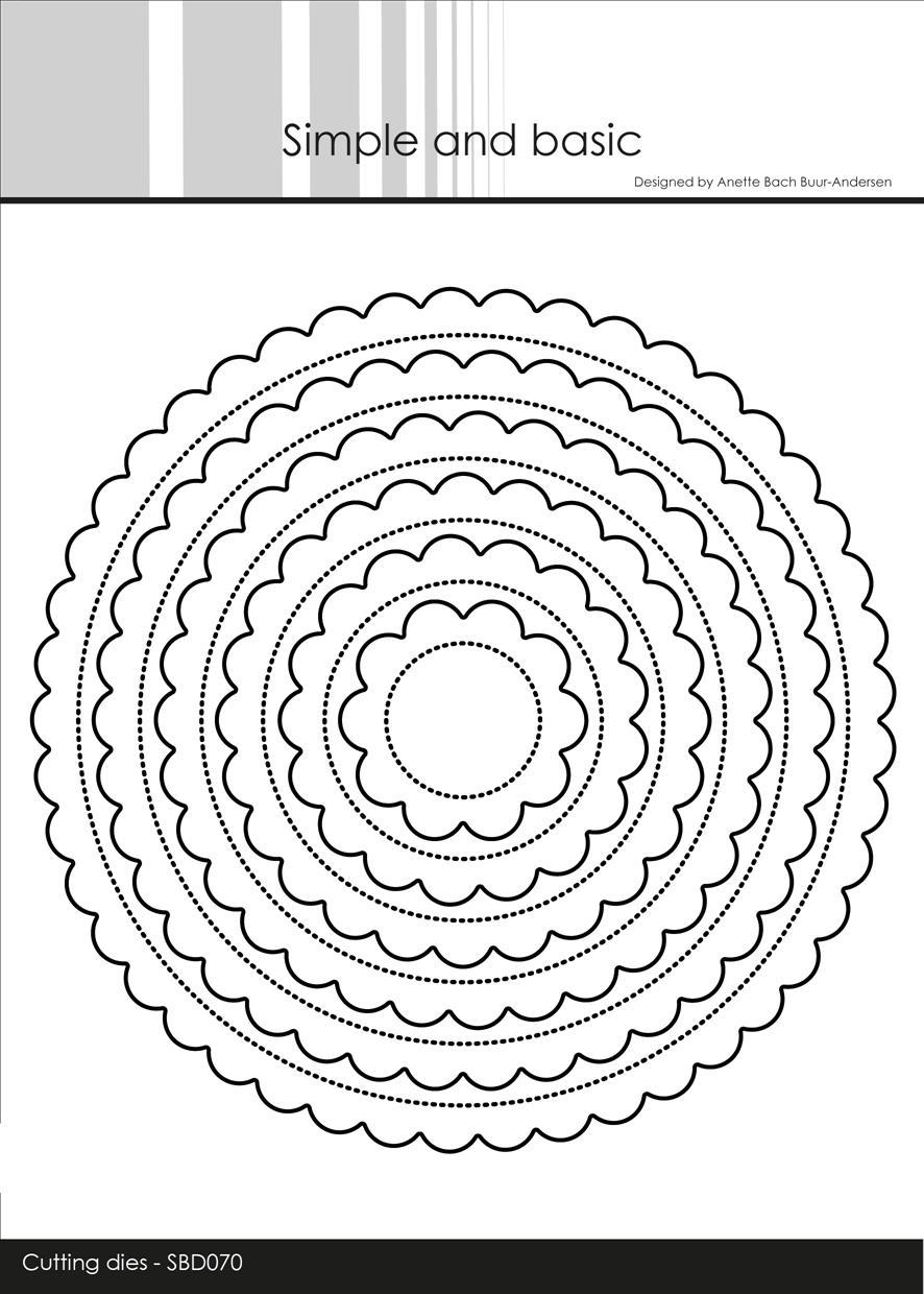Simple and Basic - Dies - Scalloped Circles
