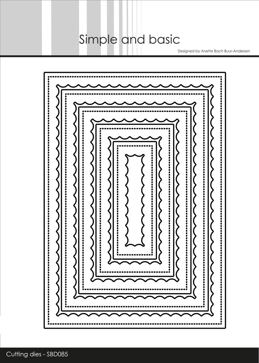 Simple and Basic - Dies - Inner Scallop Rectangle