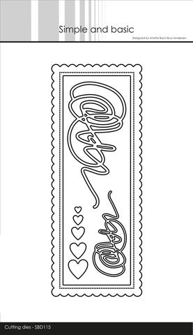 Simple and Basic - Dies - Slimcard Add On