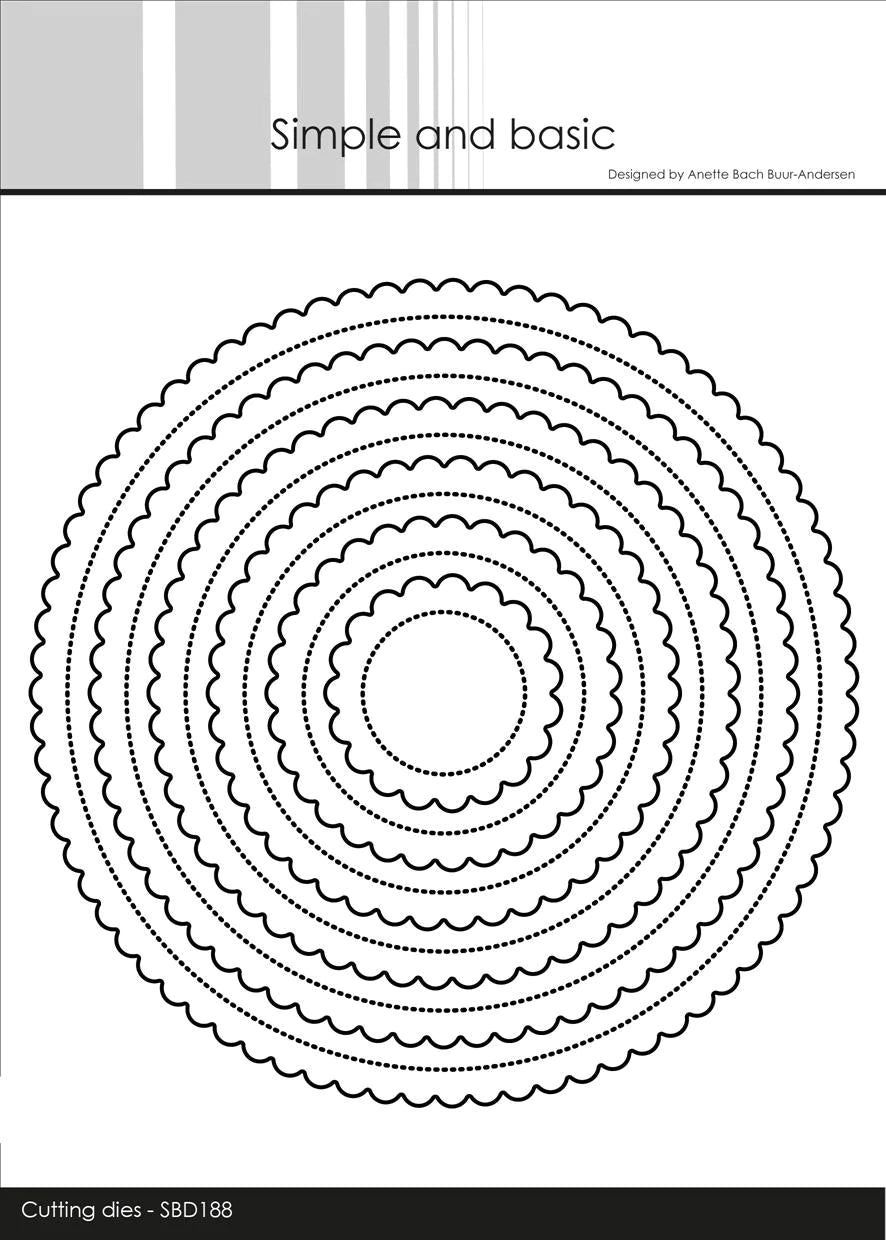 Simple and Basic - Dies - Small Pierced Scalloped Circles
