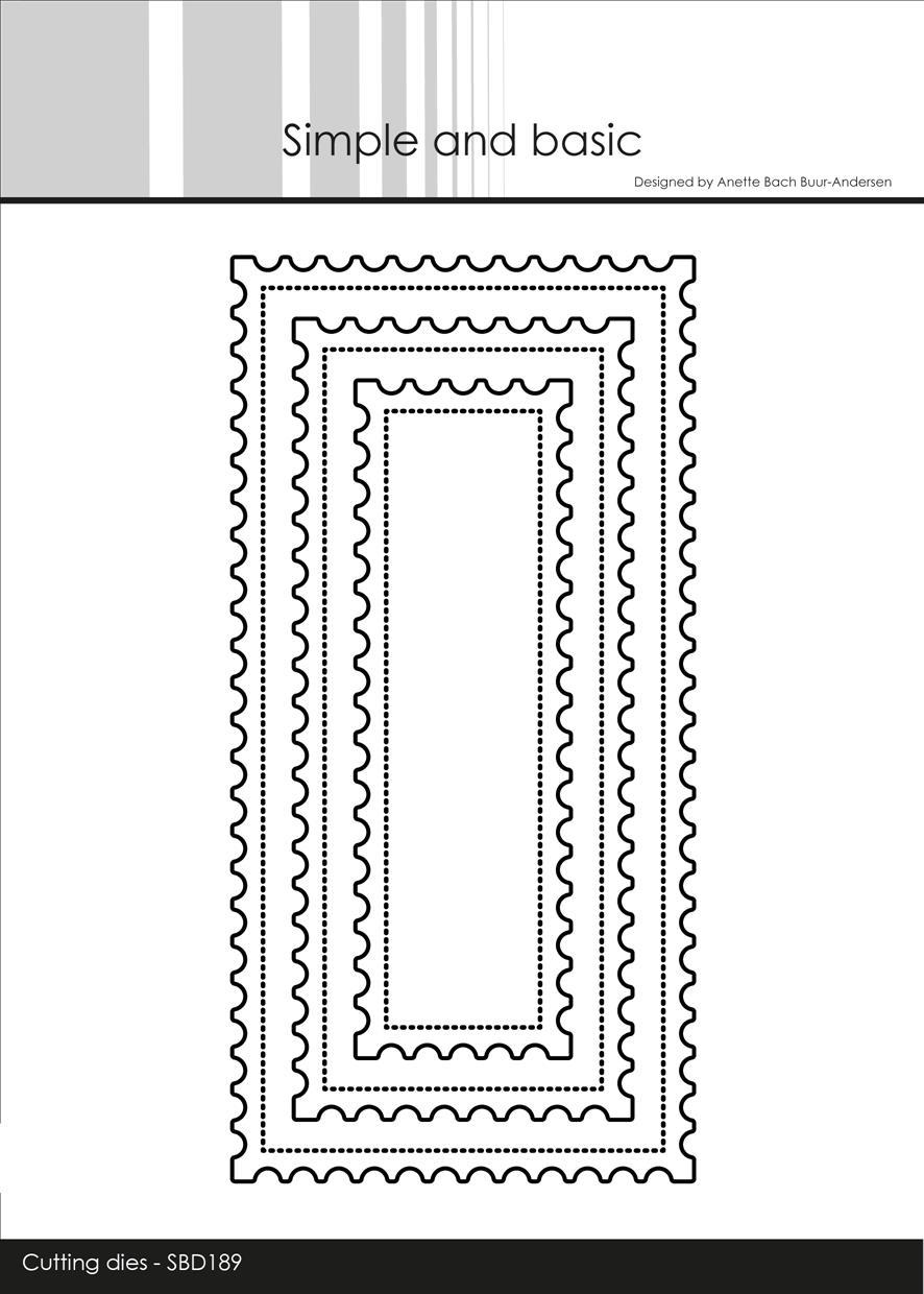 Simple and Basic - Dies - Stamp Mini Slimcard