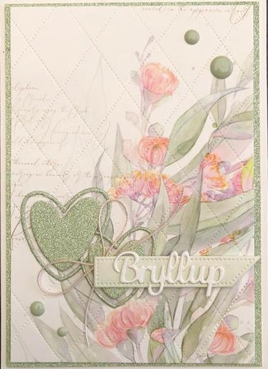 Simple and Basic - Dies - Quilted Background - A6