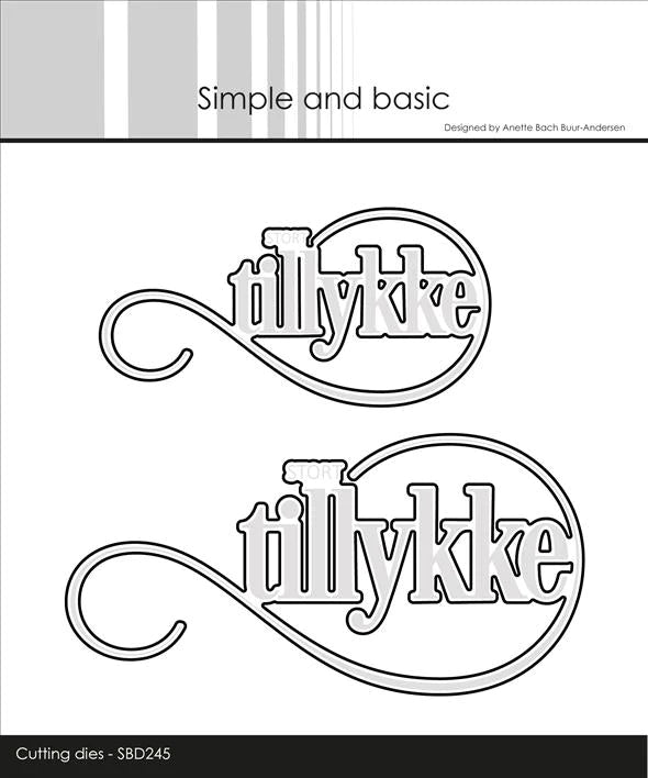 Simple and Basic - Dies - Stort tillykke (omriss)