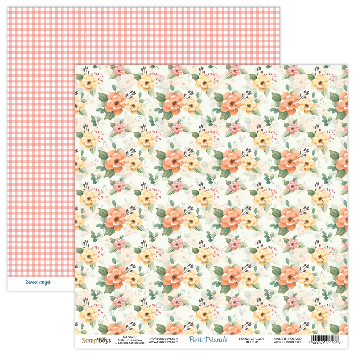 Scrapboys - Best Friends - Sweet Angel - 12x12"