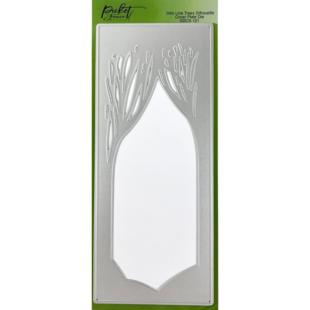 Picket Fence - Dies - Slim Line Trees Silhouette