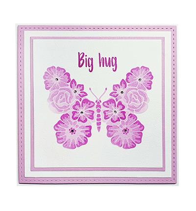 Studiolight - Layered Stencil - Floral Butterfly