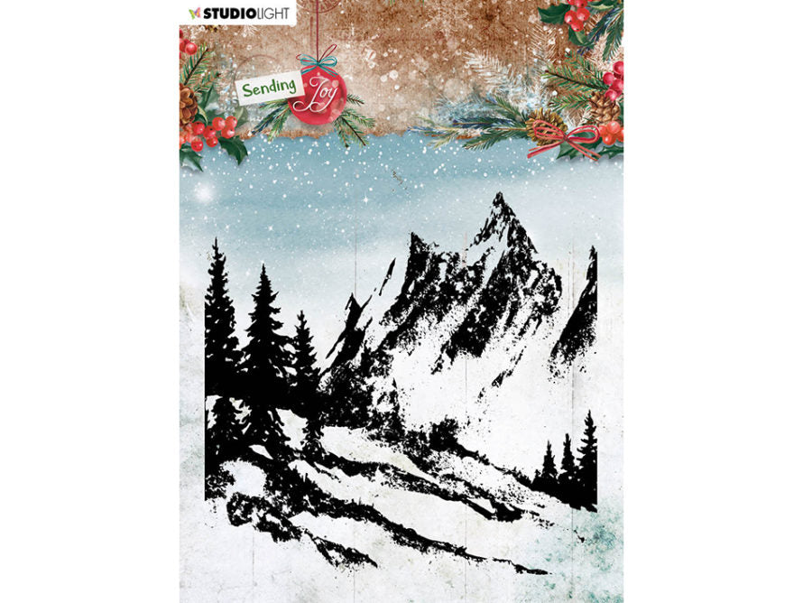 Studiolight - Clear Stamp - Sending Joy - Background Landscape