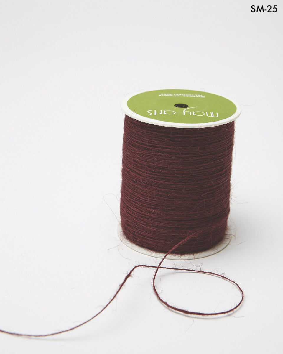 May Arts - Burlap String - Burgundy - METERSVIS
