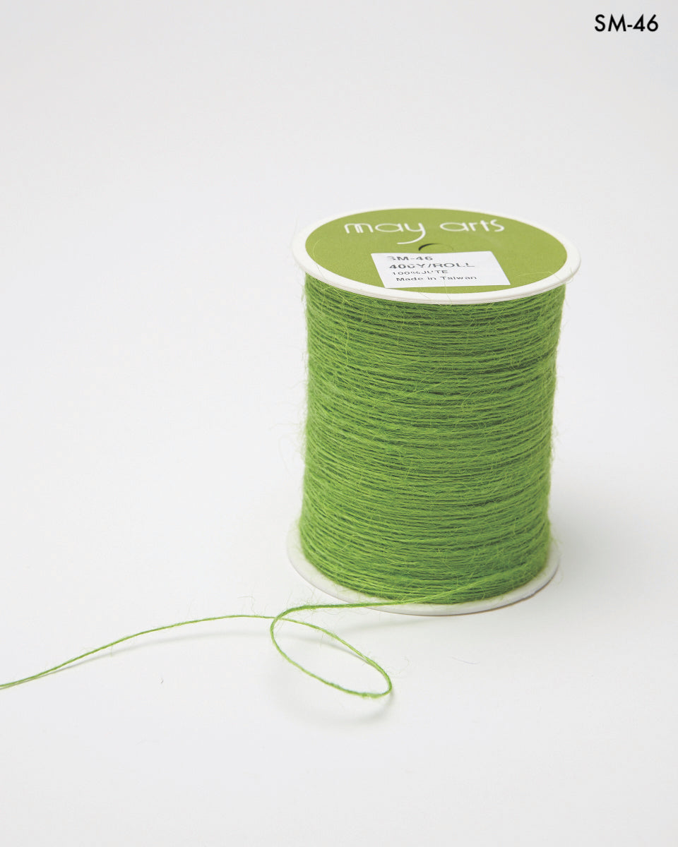 May Arts - Burlap String - Parrot Green - METERSVIS
