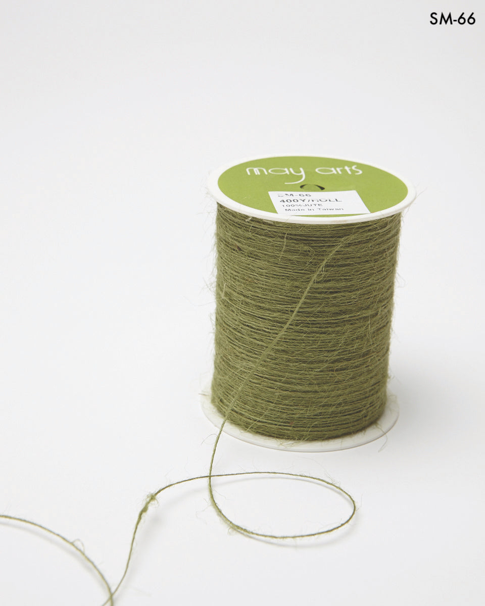May Arts - Burlap String - Sage - METERSVIS