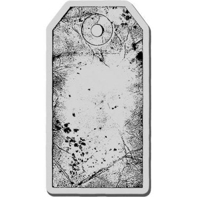 Stampendous - Cling Rubber Stamp - Small Tag