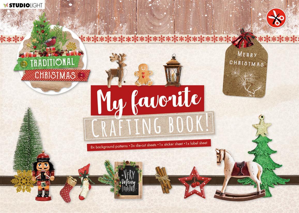 Studiolight - Die Cut Block - Traditional Christmas Elements - A4