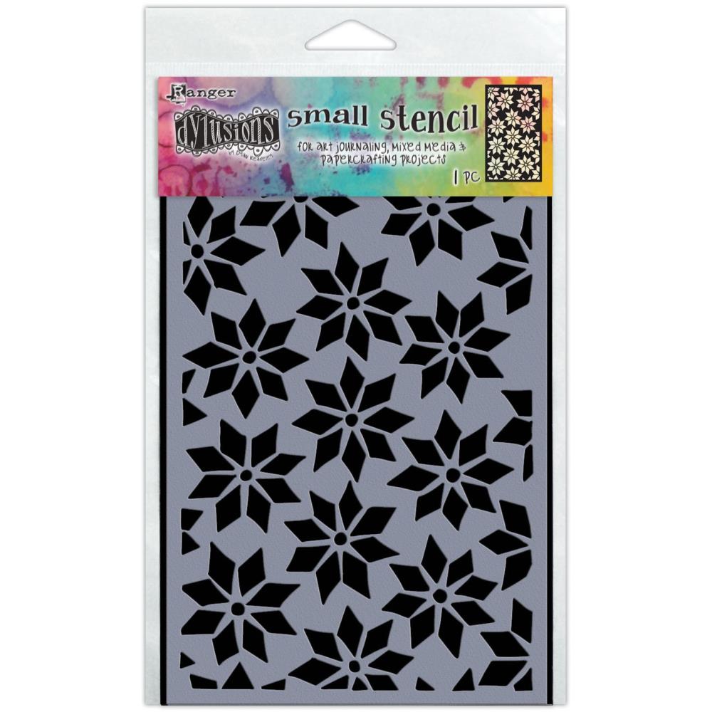 Dylusions - Large Stencil - Star Flurry