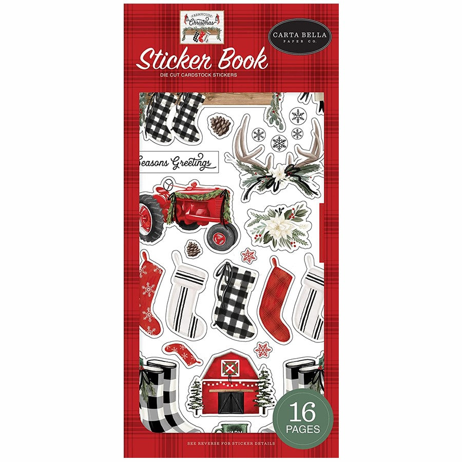 Carta Bella - Farmhouse Christmas- Stickerbook