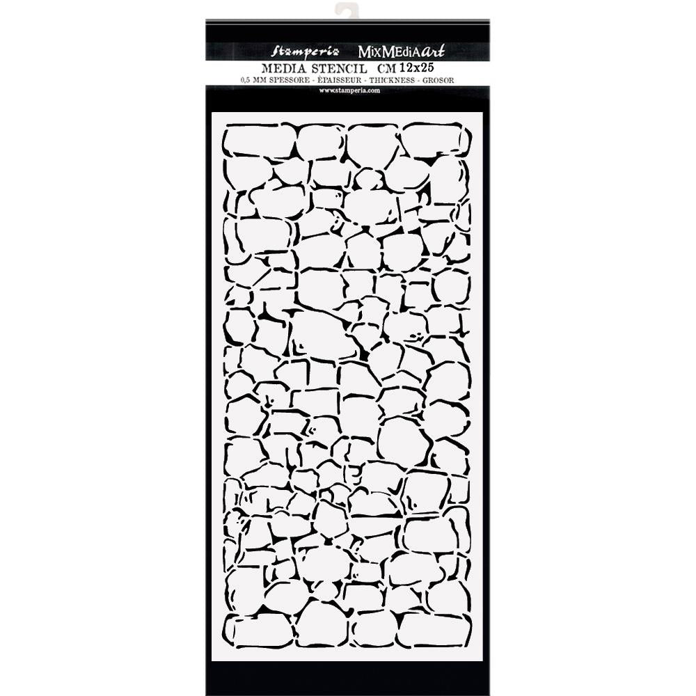 Stamperia - Lady Vagabond Lifestyle - Stencil - Stone wall