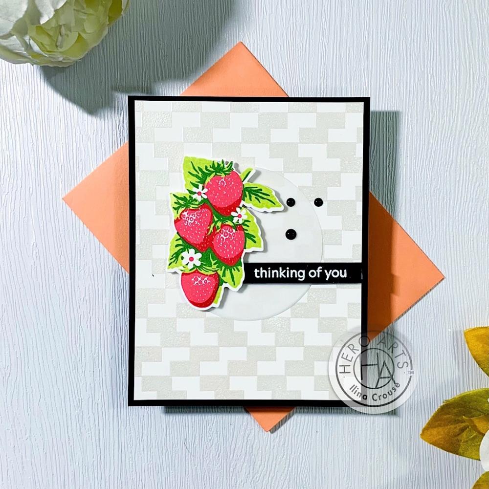 Hero Arts - Clear Stamp - Color Layering Strawberries