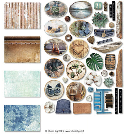 Studiolight - Denim Saturdays - Paper Elements - 2