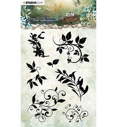 Studiolight - Clear Stamp - New Awakening - Leaves & Swirls
