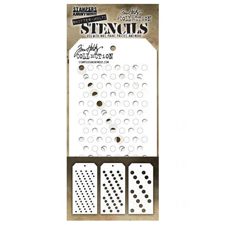 Tim Holtz - Stencil - Shifter Multi Dots