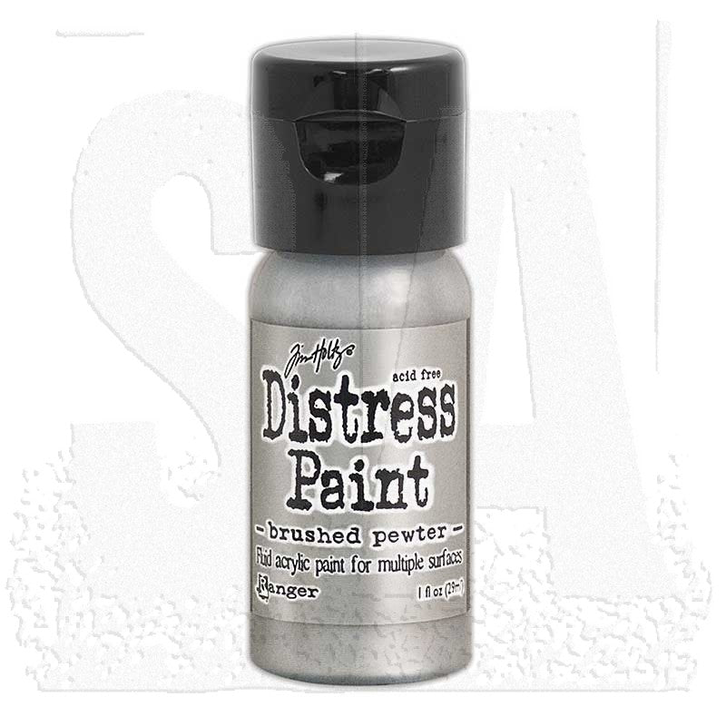 Tim Holtz - Distress Paints - Brushed Pewter