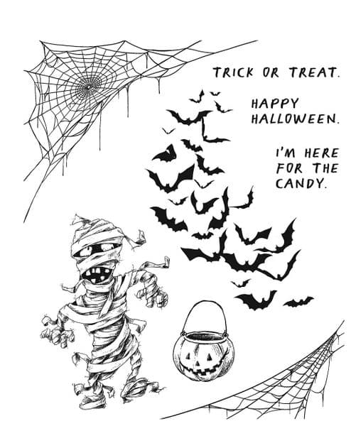 Tim Holtz Collection - Cling Stamps - Unraveled