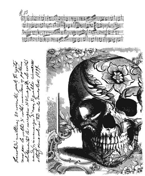 Tim Holtz Collection - Cling Stamps - Gothic Tapestry