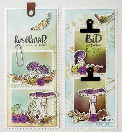 Marianne Design - Clear stamps & dies - Tiny's Mushrooms