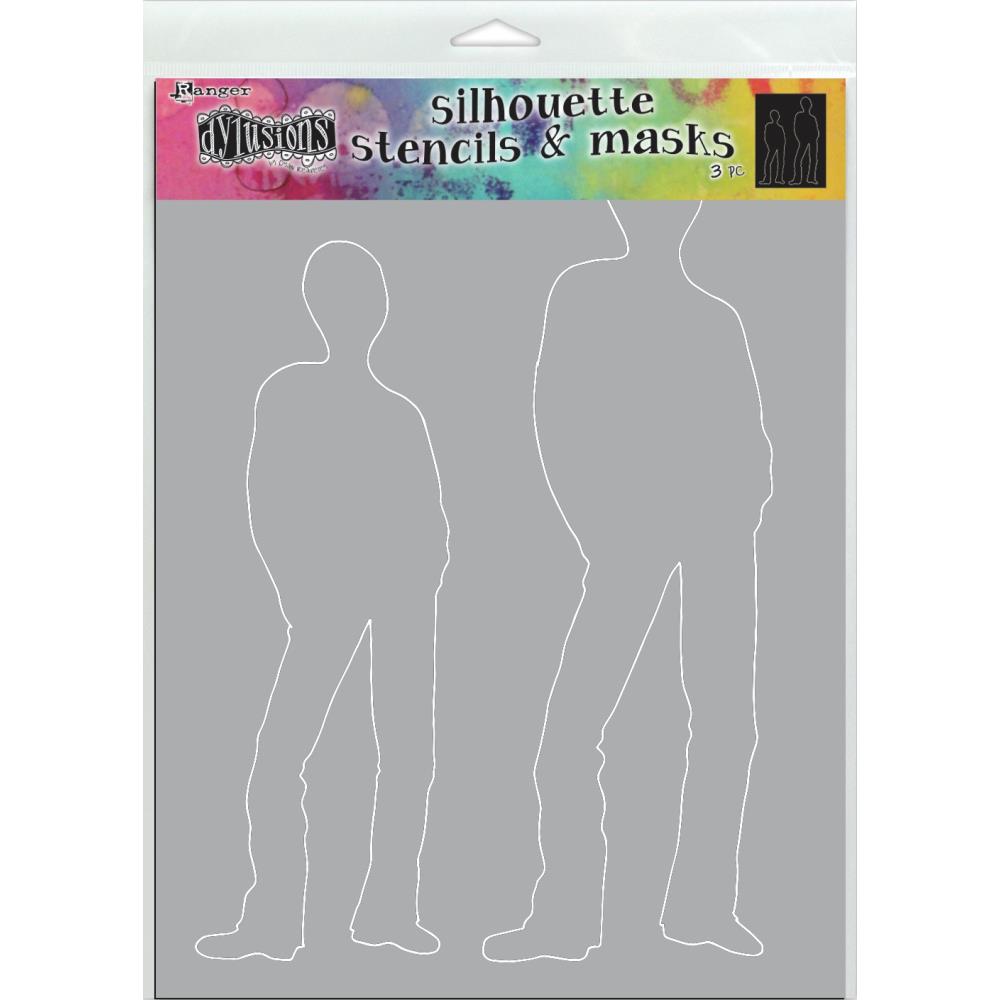 Dylusions - Large Stencil/Mask - Silhouette Tom