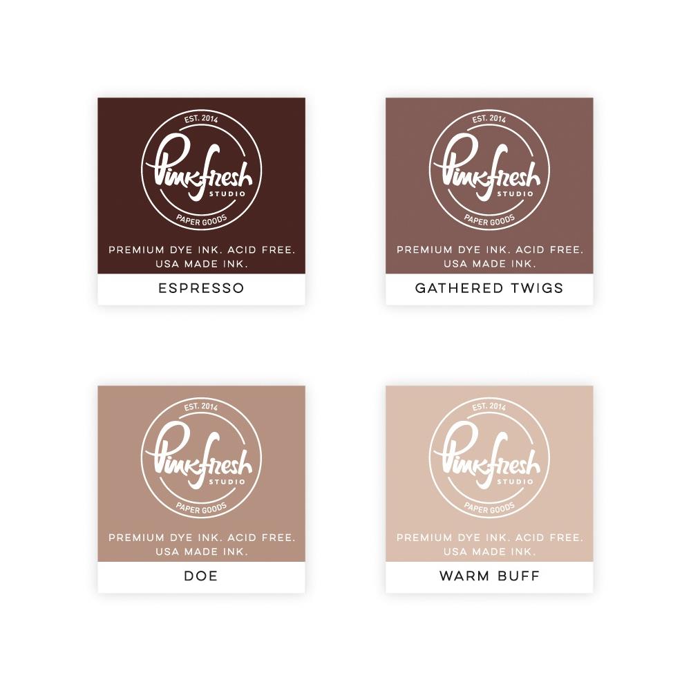 Pinkfresh Studio - Premium Dye Cube Ink Pads - Wild Truffel